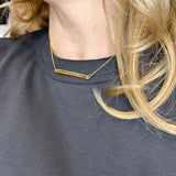 Polished Bar Necklace