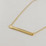 Polished Bar Necklace