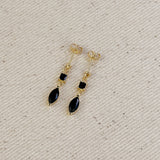 Princess Cut and Marquise CZ Dangling Earrings
