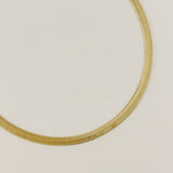 4mm Herringbone Chain Anklet