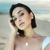 GoldFi Bold 18k Gold Filled Plain Ear Cuff Earrings