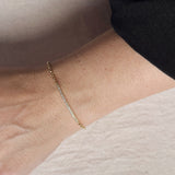 2mm CZ Bar Bracelet