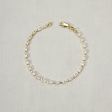 Sideways Baguette Tennis Bracelet
