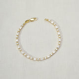Baguette and Round Cut CZ Tennis Bracelet