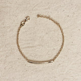 2mm CZ Bar Bracelet