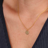 Polished Disc Pendant