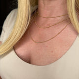 1mm Satellite Chain in 16", 18", 20", 22" Length