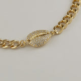 Cowrie CZ Choker