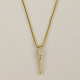 CZ Spear Necklace