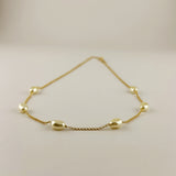 Spaced Baroque Pearls Necklace
