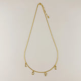 Ethereal Love: Dainty Necklace in 18k Gold Overlay