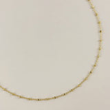 Diamond Cut Beaded Chain