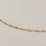 Diamond Cut Beaded Chain
