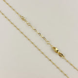 Diamond Cut Beaded Chain