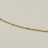 1mm Curb Chain With Pressed Details