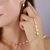 Baroque Pearl Hand Chain