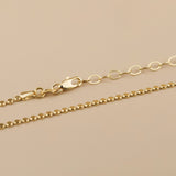 2mm Flat Dot Chain Necklace