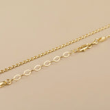 2mm Flat Dot Chain Necklace