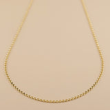 2mm Flat Dot Chain Necklace