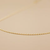 2mm Flat Dot Chain Necklace