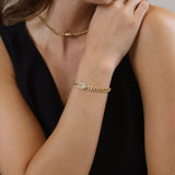 Cowrie CZ Bracelet