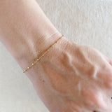 Diamond Cut Beaded Bracelet