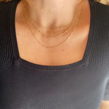 1mm Curb Chain With Pressed Details