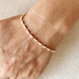 Sideways Baguette Tennis Bracelet