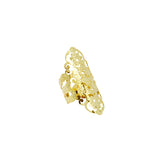 Oval Craquelure Mourisca Ring