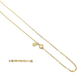 18KGL 1.5MM Link Chain - Donna Italiana ®