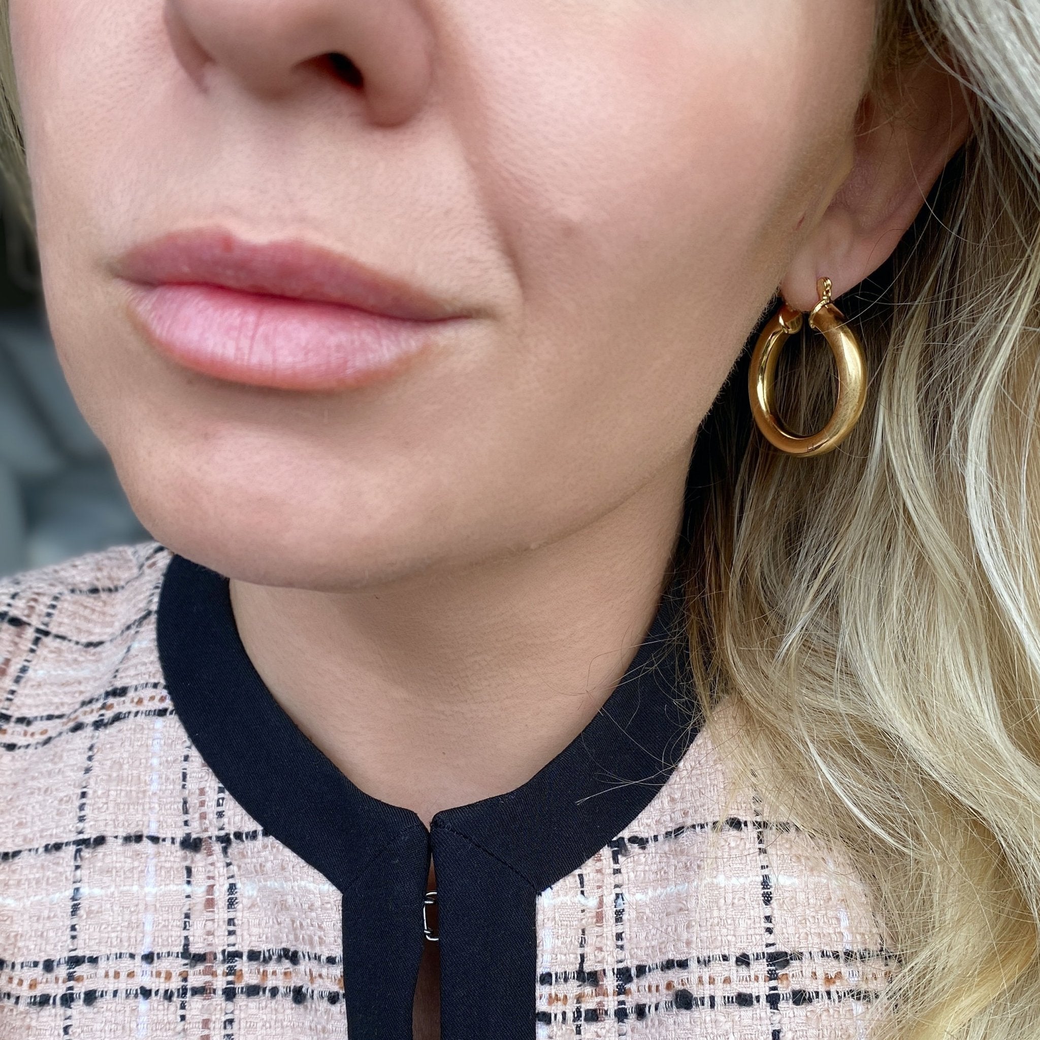 18K GL Isabella Hoops - Donna Italiana ®