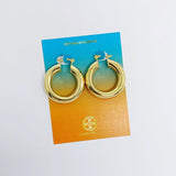 18K GL Isabella Hoops - Donna Italiana ®