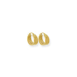 18k GL Triple Hoop 15mm - Donna Italiana ®