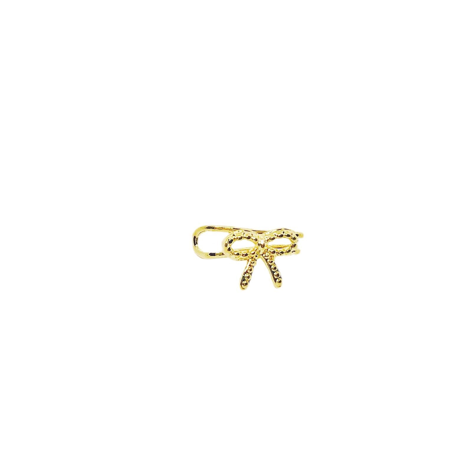 18KGL BOW EAR CUFF - Donna Italiana ®