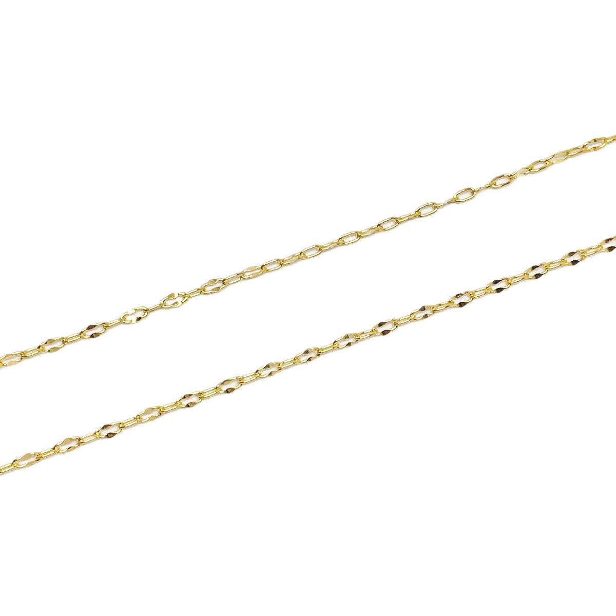 18KGL CHAIN STYLE 5 18"2MM - Donna Italiana ®