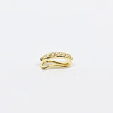 18KGL CZ Curve EAR CUFF - Donna Italiana ®