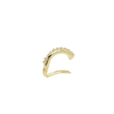18KGL CZ Curve EAR CUFF - Donna Italiana ®