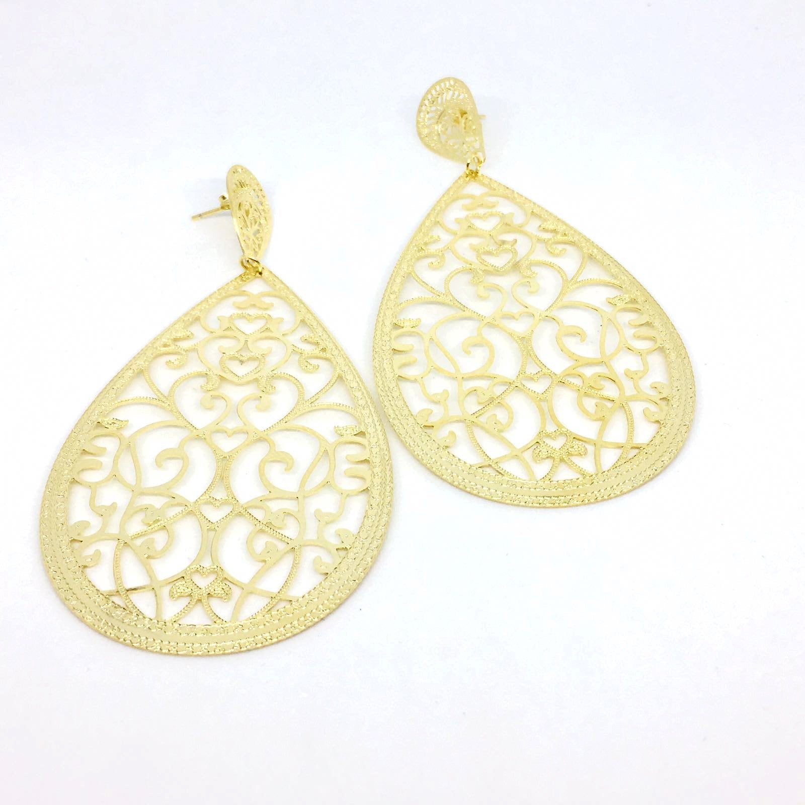 18KGL GOTA BOSSA NOVA EARRINGS - Donna Italiana ®
