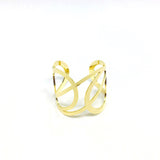 18KGL INTERTWINED RING - Donna Italiana ®