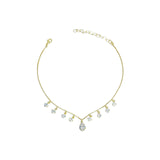 Daphne Crystal Anklet - Donna Italiana ®