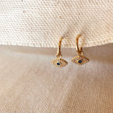 Evil Eye C hoop - Donna Italiana ®
