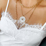 Evil Eye Medallion Necklace - Donna Italiana ®