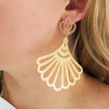 Fanned Drops Earrings - Donna Italiana ®