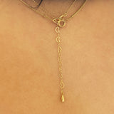 Love Me: 18k Gold Overlay Necklace