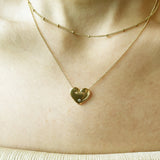 Love Me: 18k Gold Overlay Necklace