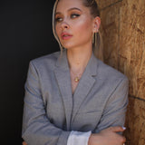 Long U drop Earrings - Donna Italiana ®