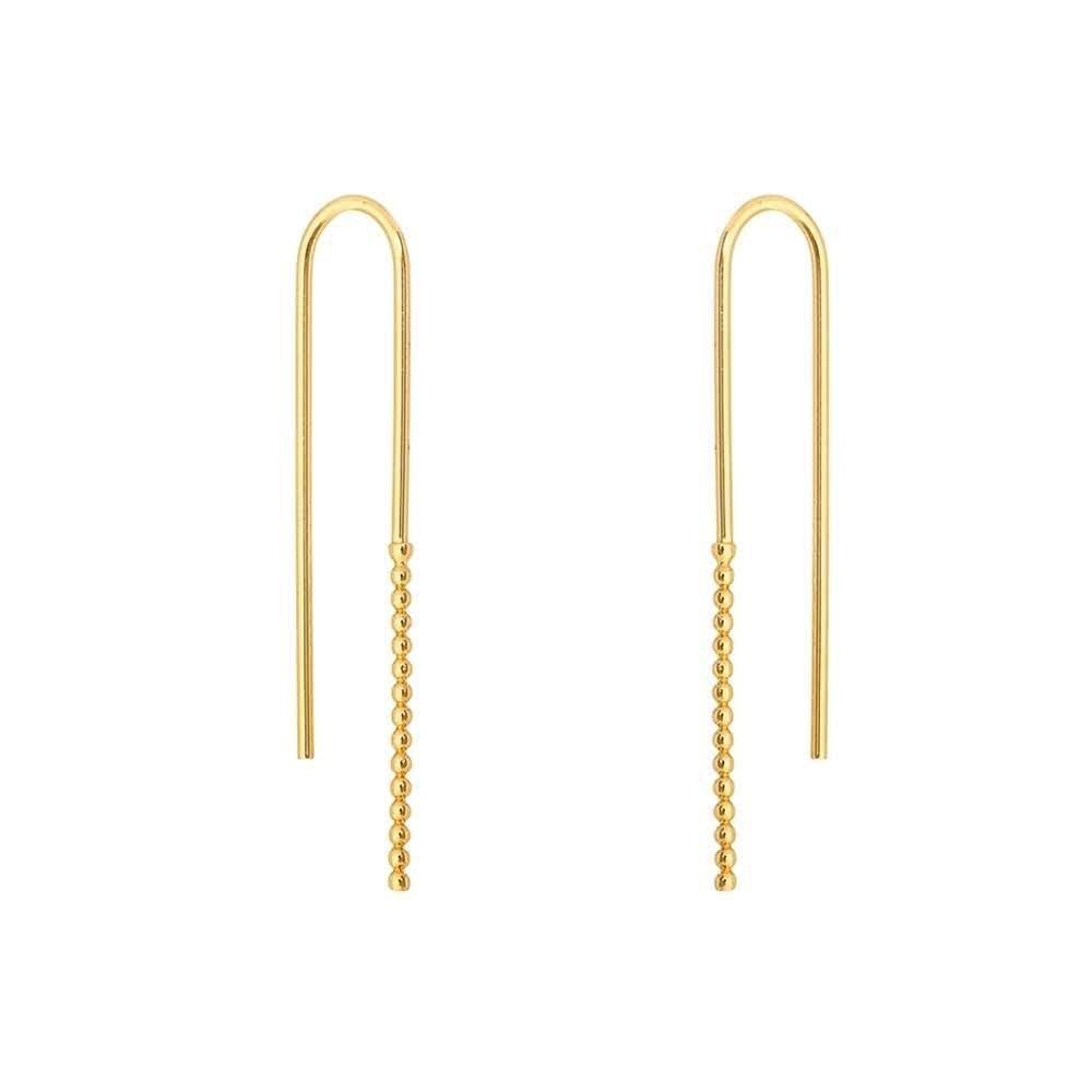Long U drop Earrings - Donna Italiana ®