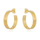 Roman Numerals C Hoop - Donna Italiana ®