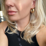Roman Numerals C Hoop - Donna Italiana ®