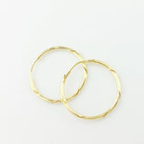 Twisted Skinny Hoop - Donna Italiana ®